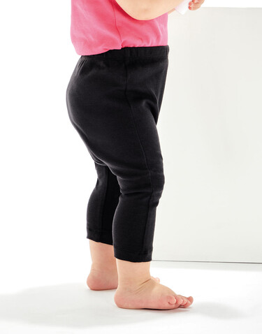 BabyBugz Baby Plain Leggings, Black, 18-24 bedrucken, Art.-Nr. 064471015