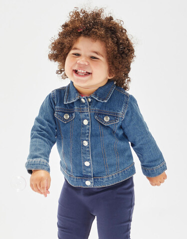 BabyBugz Baby Rocks Denim Jacket, Denim Blue, 12-18 bedrucken, Art.-Nr. 065473084