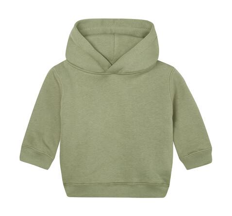 BabyBugz Baby Essential Hoodie, Soft Olive, 18-24 bedrucken, Art.-Nr. 073475345