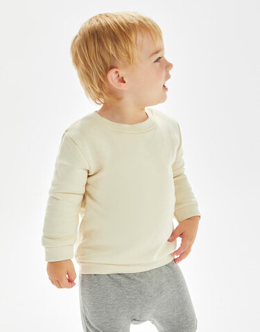 BabyBugz Baby Essential Sweatshirt, Soft Pink, 6-12 bedrucken, Art.-Nr. 074474263