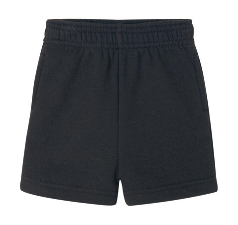 BabyBugz Baby Essential Shorts, Black, 6-12 bedrucken, Art.-Nr. 075471011