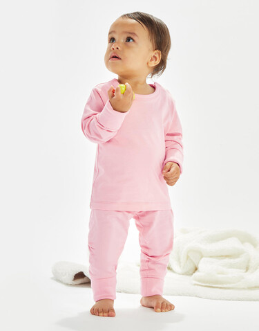 BabyBugz Baby Pyjamas, Dusty Blue, 2-3y bedrucken, Art.-Nr. 077473114