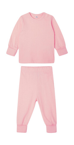 BabyBugz Baby Pyjamas, Powder Pink, 6-12 bedrucken, Art.-Nr. 077474171
