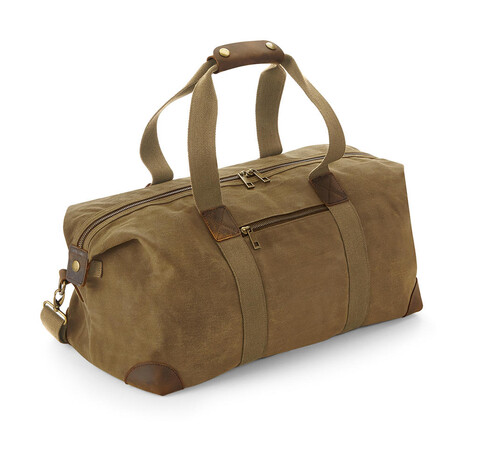 Quadra Heritage Waxed Canvas Holdall, Desert Sand, One Size bedrucken, Art.-Nr. 078307420