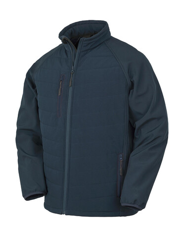 Result Compass Padded Softshell, Navy/Navy, 2XL bedrucken, Art.-Nr. 084332487