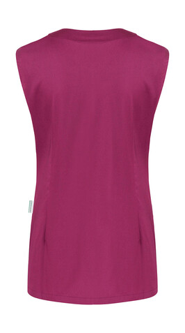 Karlowsky Sleeveless Ladies` Tunic Essential, Aubergine, 44 bedrucken, Art.-Nr. 089674455