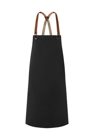 Karlowsky Bib Apron Green-Generation, Black, One Size bedrucken, Art.-Nr. 094671010