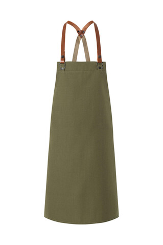 Karlowsky Bib Apron Green-Generation, Moss Green, One Size bedrucken, Art.-Nr. 094675040