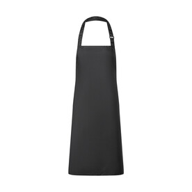 Karlowsky Salon Bib Apron with Buckle, Black, One Size bedrucken, Art.-Nr. 095671010