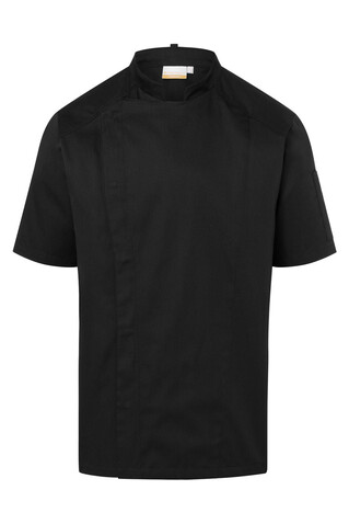 Karlowsky Short-Sleeve Chef Jacket Modern-Look, Black, 60 (2XL) bedrucken, Art.-Nr. 097671017