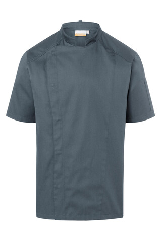 Karlowsky Short-Sleeve Chef Jacket Modern-Look, Anthracite, 56 (XL) bedrucken, Art.-Nr. 097671405