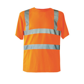 Korntex Hi-Vis T-Shirt Cordoba, Orange, S bedrucken, Art.-Nr. 100134102