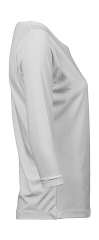 Tee Jays Ladies` 3/4 Sleeve Stretch Tee, Black, XL bedrucken, Art.-Nr. 100541016