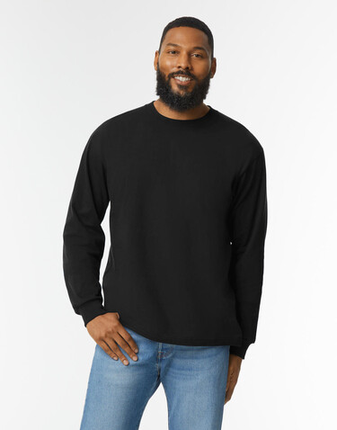 Gildan Hammer™ Adult Long Sleeve T-Shirt, Black, M bedrucken, Art.-Nr. 101091012