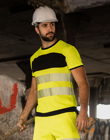 Korntex EOS - Hi-Vis T-Shirt, Orange/Black, 3XL bedrucken, Art.-Nr. 101134606