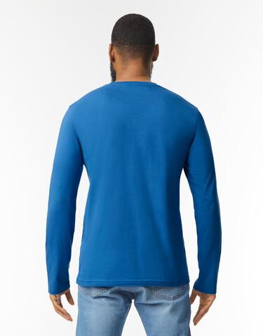 Gildan Softstyle Adult Long Sleeve T-Shirt, Military Green, S bedrucken, Art.-Nr. 107095063