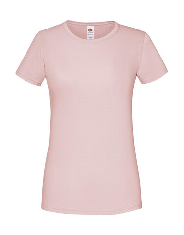 Fruit of the Loom Ladies` Iconic 150 T, Powder Rose, S bedrucken, Art.-Nr. 112014153