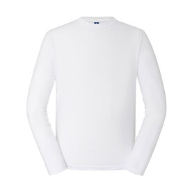 Russell Europe Authentic Classic Long Sleeve T, White, XS bedrucken, Art.-Nr. 113000002