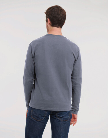 Russell Europe Authentic Classic Long Sleeve T, French Navy, M bedrucken, Art.-Nr. 113002014