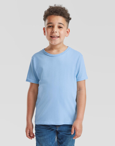 Fruit of the Loom Kids` Iconic 150 T, Dark Heather Grey, 104 (3-4) bedrucken, Art.-Nr. 113011263
