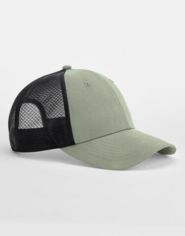 Beechfield Technical Mesh Trucker, Black/Black, One Size bedrucken, Art.-Nr. 117691520