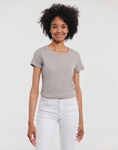 Russell Europe Ladies´ Pure Organic Tee, Dark Olive, XS bedrucken, Art.-Nr. 120005342