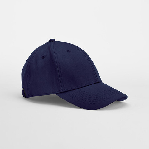 Beechfield EarthAware® Organic Cotton Canvas 6 Panel Cap, Oxford Navy, One Size bedrucken, Art.-Nr. 120692040