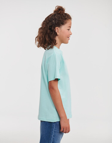 Russell Europe Kids` Pure Organic Tee, Bright Royal, M (116/5-6) bedrucken, Art.-Nr. 121003064