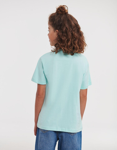 Russell Europe Kids` Pure Organic Tee, Bright Royal, M (116/5-6) bedrucken, Art.-Nr. 121003064