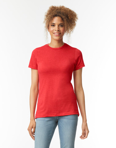Gildan Softstyle CVC Women`s T-Shirt, White, M bedrucken, Art.-Nr. 124090004