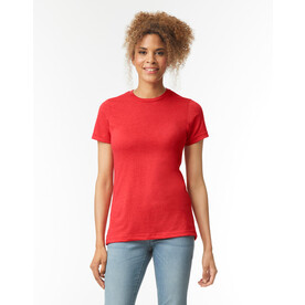 Gildan Softstyle CVC Women`s T-Shirt, White, S bedrucken, Art.-Nr. 124090003