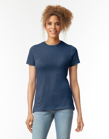 Gildan Softstyle CVC Women`s T-Shirt, White, M bedrucken, Art.-Nr. 124090004