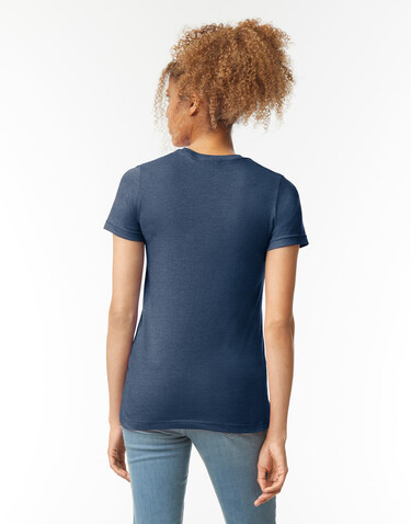 Gildan Softstyle CVC Women`s T-Shirt, White, M bedrucken, Art.-Nr. 124090004