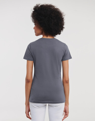 Russell Europe Ladies` Pure Organic Heavy Tee, White, XS bedrucken, Art.-Nr. 125000002