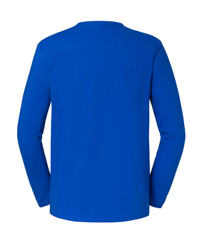 Fruit of the Loom Iconic 195 Ringspun Premium Long Sleeve T, Heather Grey, XS bedrucken, Art.-Nr. 125011231
