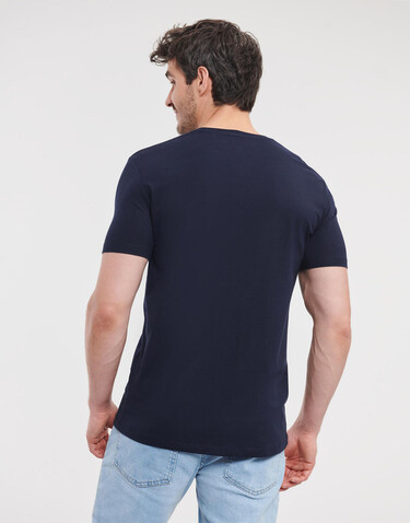 Russell Europe Men`s Pure Organic Heavy Tee, French Navy, 3XL bedrucken, Art.-Nr. 126002018