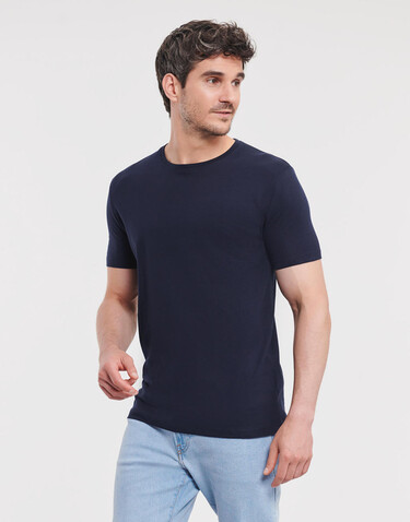 Russell Europe Men`s Pure Organic Heavy Tee, French Navy, 3XL bedrucken, Art.-Nr. 126002018