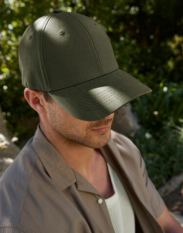 Beechfield EarthAware® Organic Cotton Stretch-Fit Cap, Graphite Grey, L/XL bedrucken, Art.-Nr. 126691312