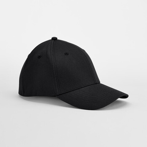 Beechfield EarthAware® Organic Cotton Stretch-Fit Cap, Black, L/XL bedrucken, Art.-Nr. 126691012