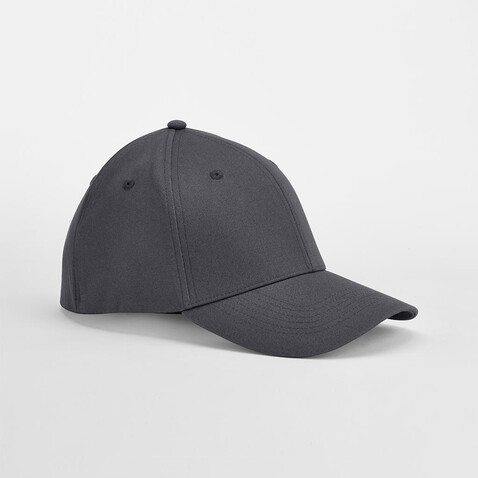 Beechfield EarthAware® Organic Cotton Stretch-Fit Cap, Graphite Grey, S/M bedrucken, Art.-Nr. 126691311