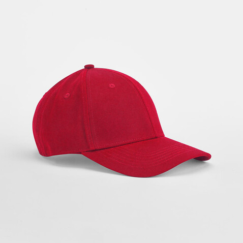 Beechfield EarthAware® Clas. Org. Cotton 6 Panel Cap, Classic Red, One Size bedrucken, Art.-Nr. 127694010