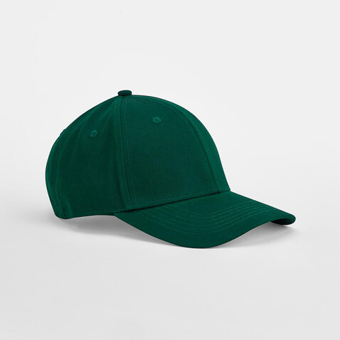 Beechfield EarthAware® Clas. Org. Cotton 6 Panel Cap, Bottle Green, One Size bedrucken, Art.-Nr. 127695400