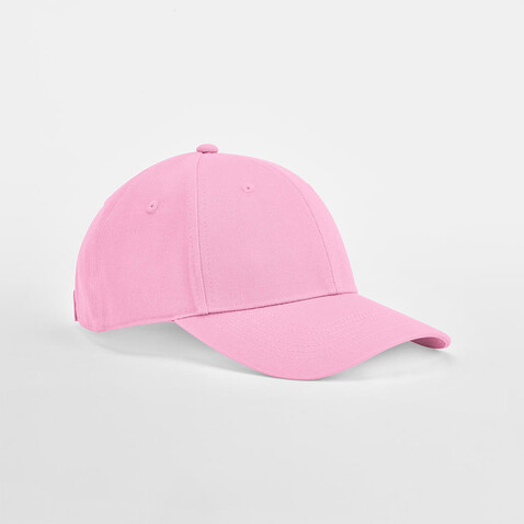 Beechfield EarthAware® Junior Clas. Org. Cotton 6 Panel Cap, Classic Pink, One Size bedrucken, Art.-Nr. 129694200