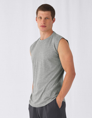 B &amp; C Exact Move Sleeveless T-Shirt, White, L bedrucken, Art.-Nr. 175420005