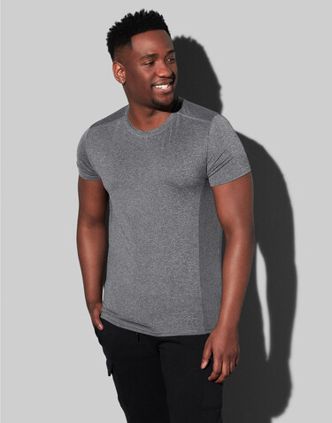 Stedman Recycled Sports-T Race Men, Grey Heather, XL bedrucken, Art.-Nr. 178051236