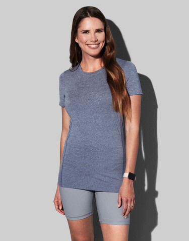 Stedman Recycled Sports-T Race Women, Grey Heather, L bedrucken, Art.-Nr. 179051235