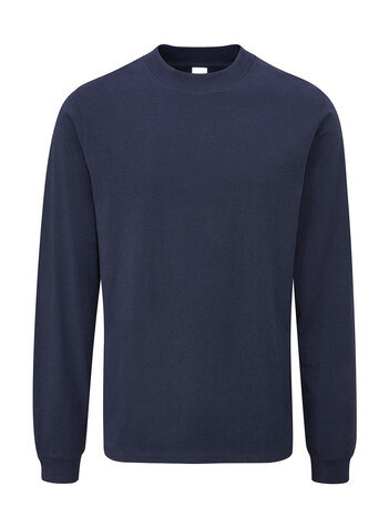 Mantis Essential Heavy Long Sleeve T, Navy, 2XL bedrucken, Art.-Nr. 182482007