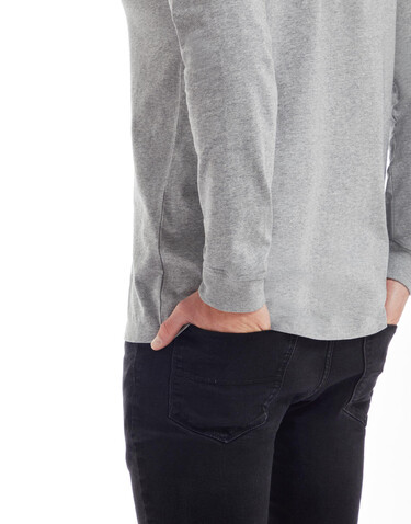 Mantis Essential Heavy Long Sleeve T, Black, M bedrucken, Art.-Nr. 182481014