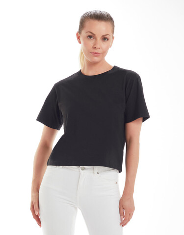 Mantis Women`s Cropped Heavy T, White, M bedrucken, Art.-Nr. 183480004