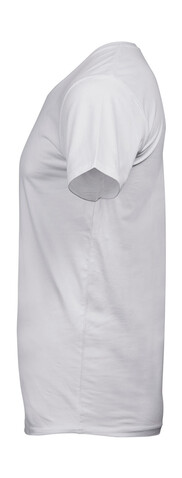 Tee Jays Men`s Stretch V-Tee, White, 2XL bedrucken, Art.-Nr. 183540007